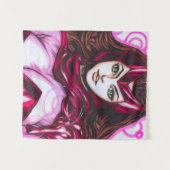 Scharlachrote Hexe ~ Wanda Maximoff Wandteppich (Vorderseite (Horizontal))
