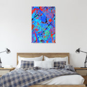 Scharlachrote Liebe Leinwanddruck (Insitu (Schlafzimmer))