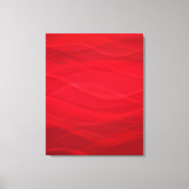 Scharlachrote Wellen abstrakte grafische Triptycho Leinwanddruck