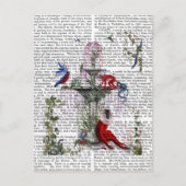 Scharlachroter Affe 2 Postkarte (Vorderseite)