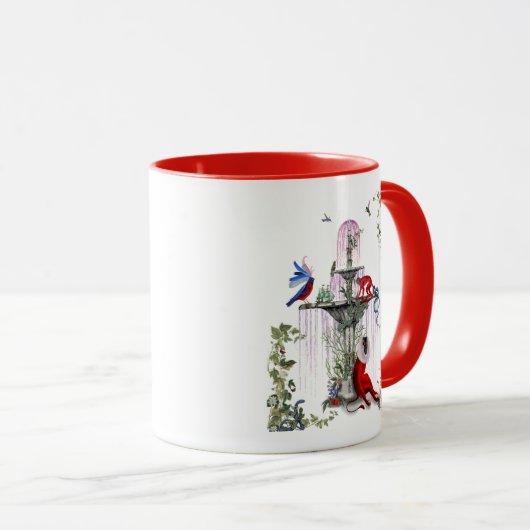 Scharlachroter Affe 2 Tasse (VorderseiteRechts)