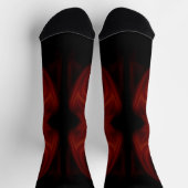Scharlachroter Fledermaus Socken (Oben)
