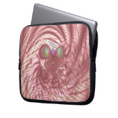 Scharlachroter Vogel Laptopschutzhülle (Vorderseite Links)