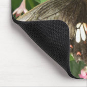 Scharlachrotes Frack Butterfly Macro Mousepad (Ecke)