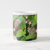 Scharlachrotes Frack Schmetterling Makro Tasse (Vorderseite)