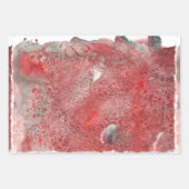 Scharlachrotes Sediment Geschenkpapier Set (Vorderseite 2)