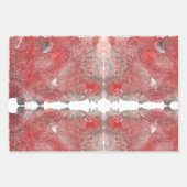 Scharlachrotes Sediment Geschenkpapier Set (Vorderseite 3)