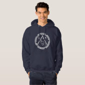 Scharlachschutz [weißes Emblem] Hoodie (Vorne ganz)