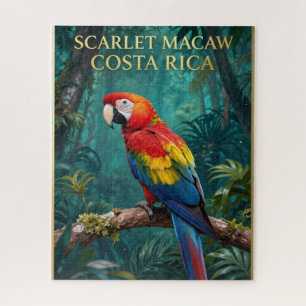 🌴 Scharlachsittich Costa-ricanische Tierwelt Puzzle