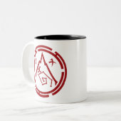 Scharlachwächter [Rotes Emblem] Tasse (Vorderseite Links)