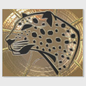 Scharniermetallizer, silber und schwarz gläserner geschenkpapier (Flach)