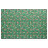 Scharpei-Hundeschlittenurlaub Stoff (Fat Quarter (45,7 x 55,9 cm))