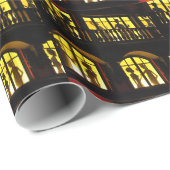 Schatten-100486-Schatten-Fenster abstrakter Hinter Geschenkpapier (Rolleneckpunkt)