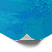 Schatten Adler Auf Blau Poster (Ecke)