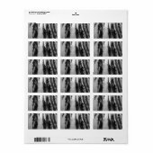 Schatten Adressaufkleber (Vorne)