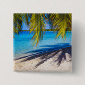 Schatten am Strand Button (Vorderseite)