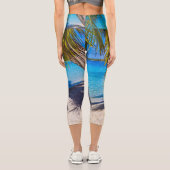 Schatten am Strand Capri Leggings (Rückseite)