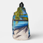 Schatten am Strand Crossbody Bag (Vorderseite)