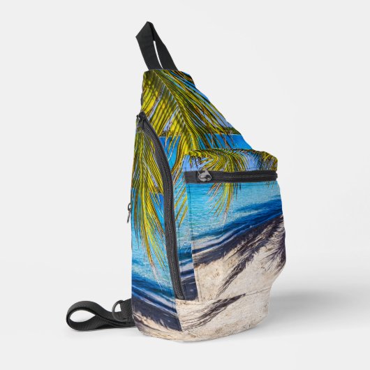 Schatten am Strand Crossbody Bag (Linke Seite)