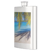 Schatten am Strand Flachmann (Links)