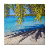 Schatten am Strand Fliese (Vorderseite)