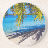 Schatten am Strand Getränkeuntersetzer (Vorne)