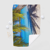 Schatten am Strand Golfhandtuch (Insitu)