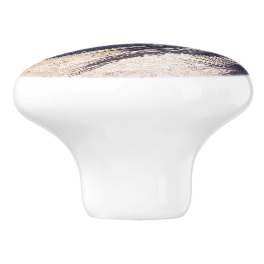 Schatten am Strand Keramikknauf (Seitenansicht)