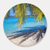 Schatten am Strand Magnet (Vorne)
