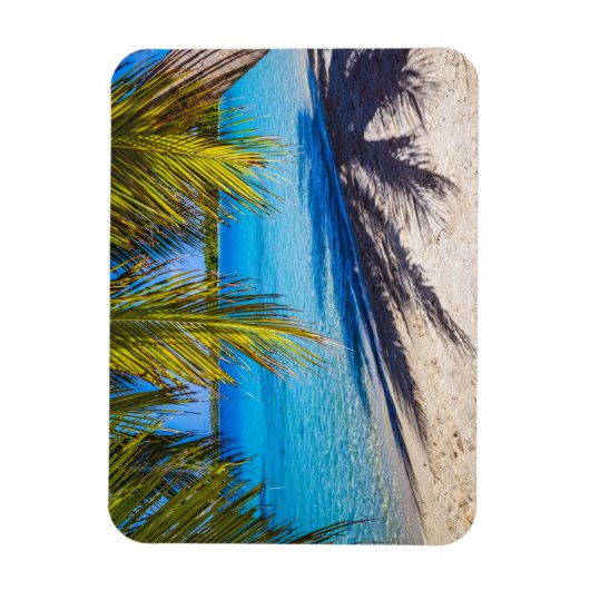 Schatten am Strand Magnet (Vertikal)