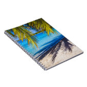 Schatten am Strand Notizblock (Rechte Seite)