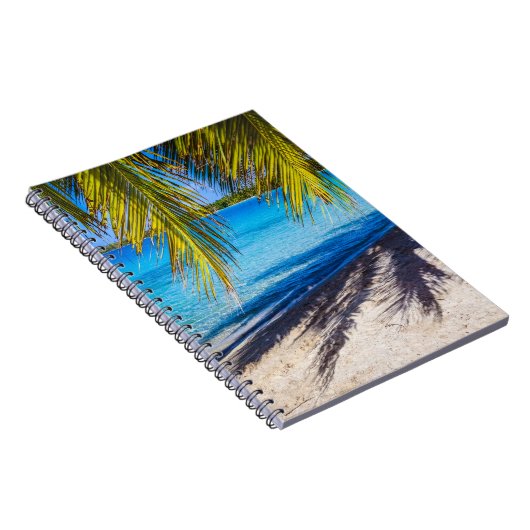 Schatten am Strand Notizblock (Rechte Seite)