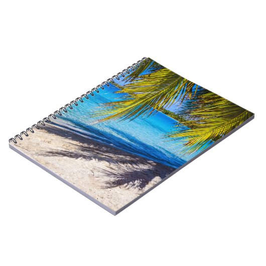 Schatten am Strand Notizblock (Linke Seite)