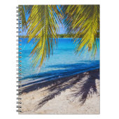 Schatten am Strand Notizblock (Vorderseite)