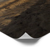 Schatten am Strand Poster (Ecke)