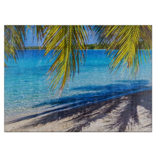 Schatten am Strand Schneidebrett (Vorderseite)