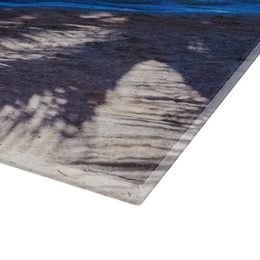 Schatten am Strand Schneidebrett (Ecke)