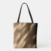 Schatten auf braunem Teppichboden Tasche (Rückseite)