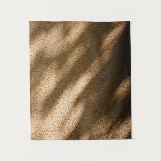 Schatten auf braunem Teppichboden Wandteppich (Vorderseite)