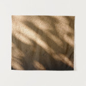 Schatten auf braunem Teppichboden Wandteppich (Vorderseite (Horizontal))