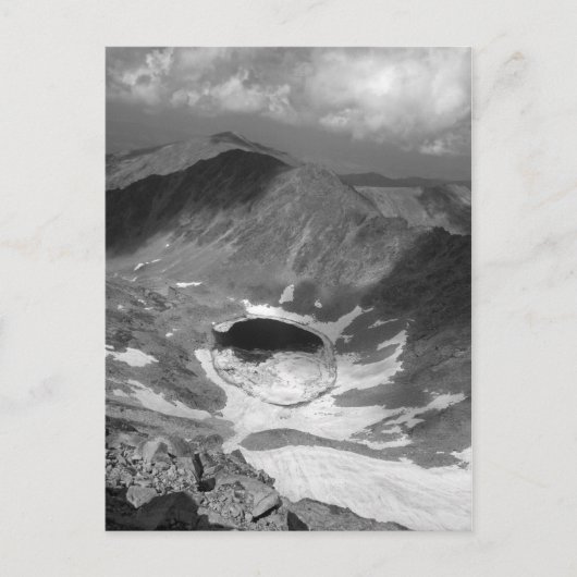 Schatten auf dem Berg Postkarte (Vorderseite)