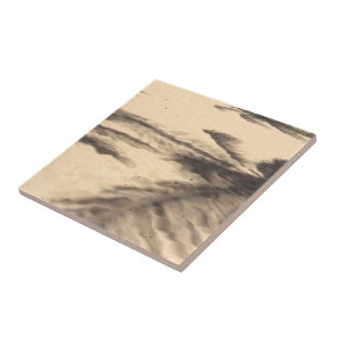 Schatten auf dem Sand Fliese
