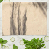 Schatten auf dem Sand Geschirrtuch (Gefaltet)