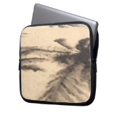 Schatten auf dem Sand Laptopschutzhülle (Vorderseite Links)