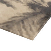 Schatten auf dem Sand Schneidebrett (Ecke)
