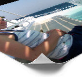 Schatten auf dem Sonnendeck Poster (Ecke)