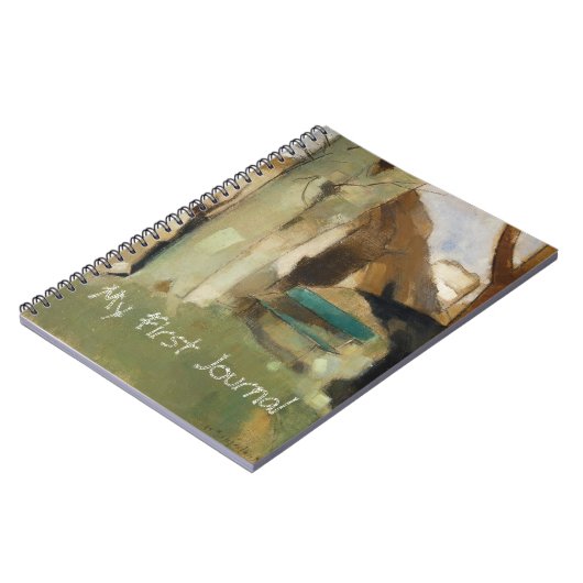 Schatten auf der Mauer, Helene Schjerfbeck, Notizblock (Linke Seite)