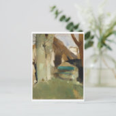 Schatten auf der Mauer, Helene Schjerfbeck Postkarte (Stehend Vorderseite)