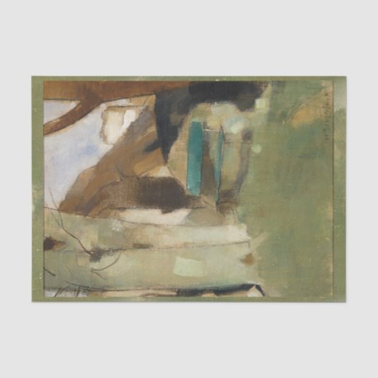 Schatten auf der Mauer, Helene Schjerfbeck Seidenpapier (Vorderseite)