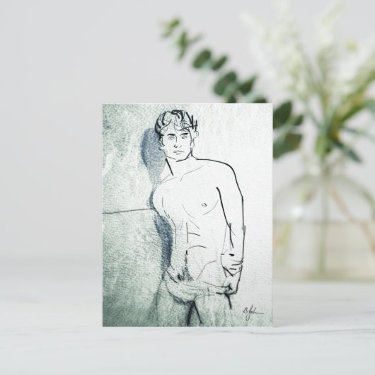 Schatten auf der Postkarte (Stehend Vorderseite)